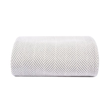 Load image into Gallery viewer, Pewter Edgartown Throw Blanket