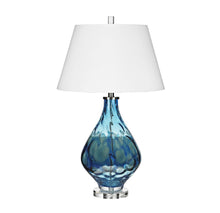 Load image into Gallery viewer, Jewel Blue Gush Table Lamp