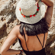 Load image into Gallery viewer, Evie Straw Handwoven Boho Hat Collection