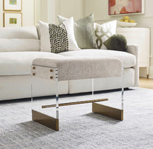 Load image into Gallery viewer, Lucite Bench