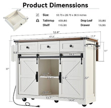 Load image into Gallery viewer, Farmhouse Kitchen Island