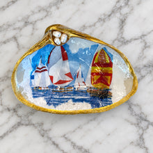 Load image into Gallery viewer, Decoupage Shell Trinket Dish Collection