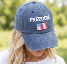 Load image into Gallery viewer, Freedom Embroidered Baseball Cap Collection