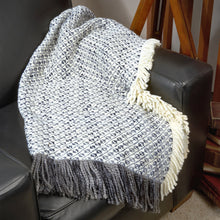 Load image into Gallery viewer, Middlebury Navy Throw Blanket