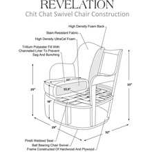 Load image into Gallery viewer, Chit Chat Swivel Chair Collection