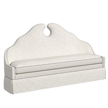 Load image into Gallery viewer, 84” Keyhole Skirted Bench Collection