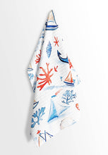 Load image into Gallery viewer, Coral Sea Kitchen Waffle Towel