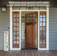 Load image into Gallery viewer, “Welcome Pumpkin” Indoor/Outdoor Wood Sign