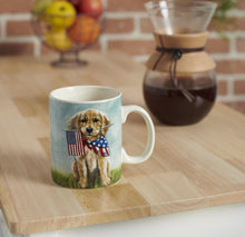 Load image into Gallery viewer, Patriotic Puppy Mug