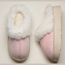 Load image into Gallery viewer, Faux Suede Sherpa Indoor Slipper Collection