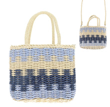 Load image into Gallery viewer, Straw Woven Shoulder Tote Bag