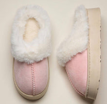 Load image into Gallery viewer, Faux Suede Sherpa Indoor Slipper Collection