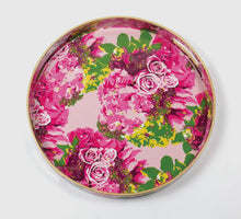 Load image into Gallery viewer, Rose Garden Round Tray