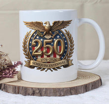 Load image into Gallery viewer, Gold Eagle 250th Anniversary Mug