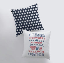 Load image into Gallery viewer, Festive 4th of July Pillow Collection
