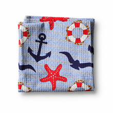 Load image into Gallery viewer, Nautical Beach Waffle Dish Towel