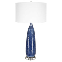 Load image into Gallery viewer, Cobalt Blue Glaze Table Lamp