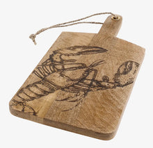 Load image into Gallery viewer, Lobster Carved Wood Board