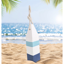 Load image into Gallery viewer, Nautical Blue Buoy Decor