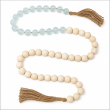 Load image into Gallery viewer, Wood & Sea Glass Garland