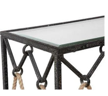 Load image into Gallery viewer, Nautical Rope Iron Table