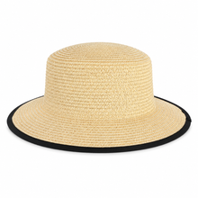 Load image into Gallery viewer, Two-Tone Paper Braid Boater Hat Collection