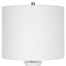 Load image into Gallery viewer, White Fountain Buffet Lamp