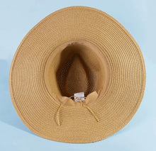Load image into Gallery viewer, Starfish Beaded Band Straw Hat Collection