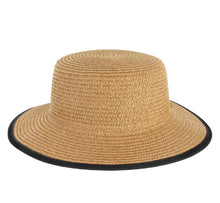 Load image into Gallery viewer, Two-Tone Paper Braid Boater Hat Collection