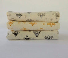 Load image into Gallery viewer, Hand Printed Bee Towel Collection