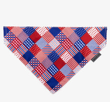 Load image into Gallery viewer, Americana Dog Bandana, Collar & Lead Collection
