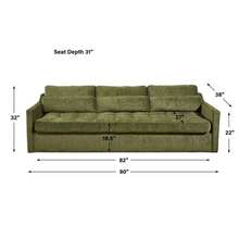 Load image into Gallery viewer, 90” Slope Sofa Collection