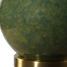 Load image into Gallery viewer, Emerald Glazed Table Lamp