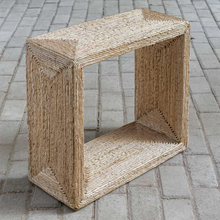 Load image into Gallery viewer, Woven Rope Accent Table