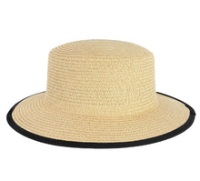 Load image into Gallery viewer, Two-Tone Paper Braid Boater Hat Collection