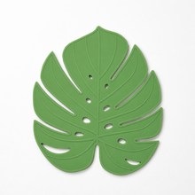Load image into Gallery viewer, Monstera Leaf Silicone Coasters- S/4