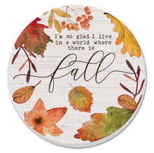 Load image into Gallery viewer, “Where There Is Fall” Stone Coaster