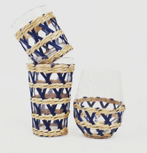 Load image into Gallery viewer, Wicker/Glass Dish Collection