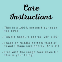 Load image into Gallery viewer, Dungeness Crab Flour Sack Dish Towel