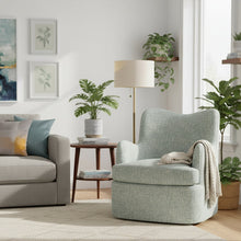 Load image into Gallery viewer, Chit Chat Chair-Tweedy Bird Sky Blue