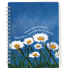 Load image into Gallery viewer, “Beautiful Reasons To Be Happy” Spiral Notebook
