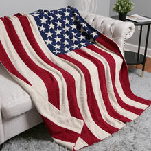 Load image into Gallery viewer, American Flag Throw Blanket Collection