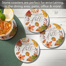 Load image into Gallery viewer, “Where There Is Fall” Stone Coaster
