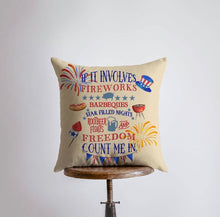 Load image into Gallery viewer, Festive 4th of July Pillow Collection
