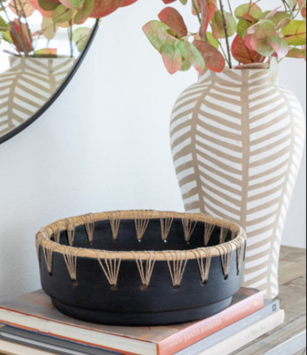 Terracotta Woven Bowl