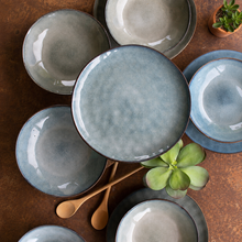 Load image into Gallery viewer, Blue Ceramic Dish Collection
