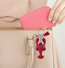 Load image into Gallery viewer, Sparkling Rhinestone Lobster Keychain
