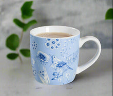 Load image into Gallery viewer, Floral Bird Porcelain Mug
