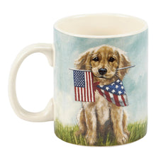 Load image into Gallery viewer, Patriotic Puppy Mug
