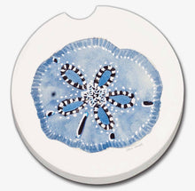 Load image into Gallery viewer, Sand Dollar Stone Car Coaster
